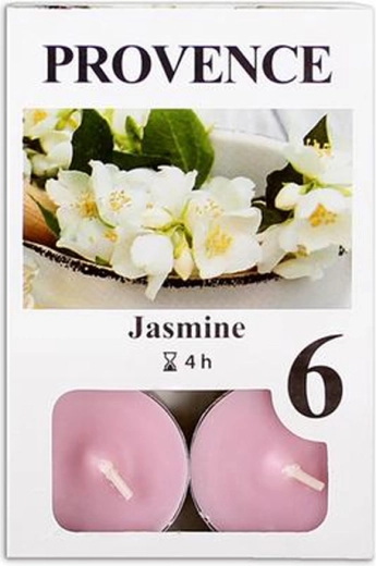 Świece zapachowe typu tealight Provence jaśmin, 6 szt.