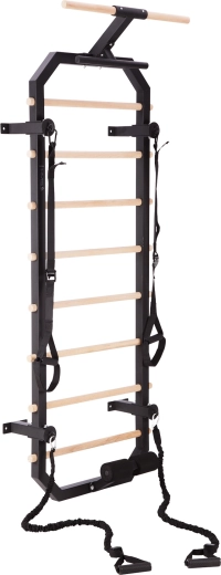 Wielofunkcyjna ścienna drabinka z akcesoriami HMS