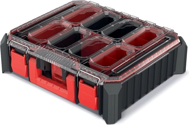 Organizer CMX z wyjmowanymi boxami 44,5 × 36,8 × 12,6 cm, czarny