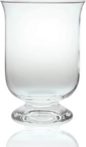 Szklany świecznik 16 cm