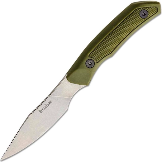 Kershaw Deschutes Caper nóż myśliwski 8,4 cm ze szlifem stonewash i pochewką