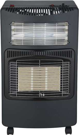 Przenośny piec kombinowany na PB i elektryczny z kółkami