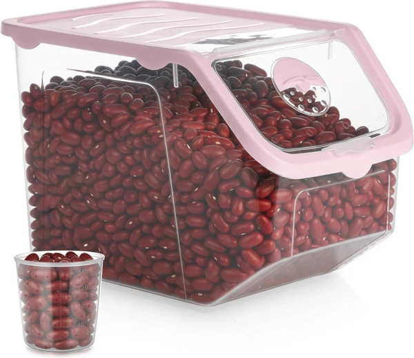 Przezroczyste pudełko na owoce i warzywa z pokrywką 12 l