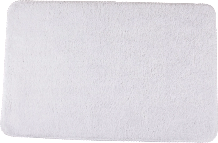 Biała mata łazienkowa 45 × 70 cm