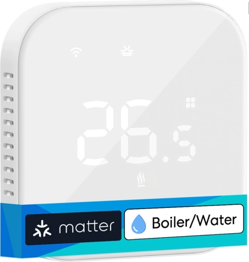 Inteligentny termostat Wi‑Fi Meross do kotłów i wodnego ogrzewania podłogowego