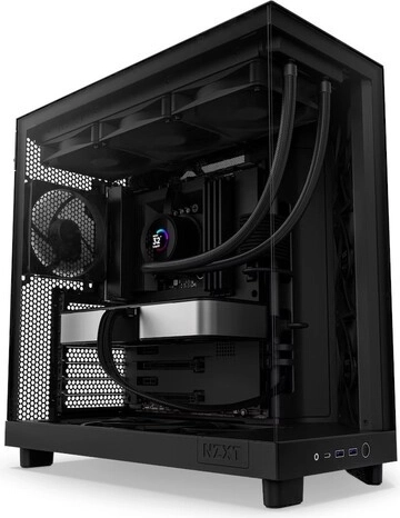 Obudowa komputerowa NZXT H6 Flow z bocznym oknem czarna