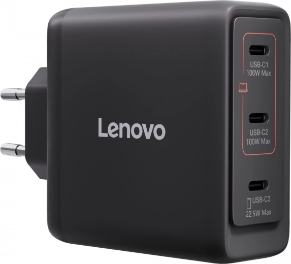 Wieloporotowa ładowarka Lenovo USB‑C GaN 100 W
