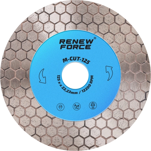 Diamentowa tarcza do cięcia gresu i ceramiki Renew Force 125 mm