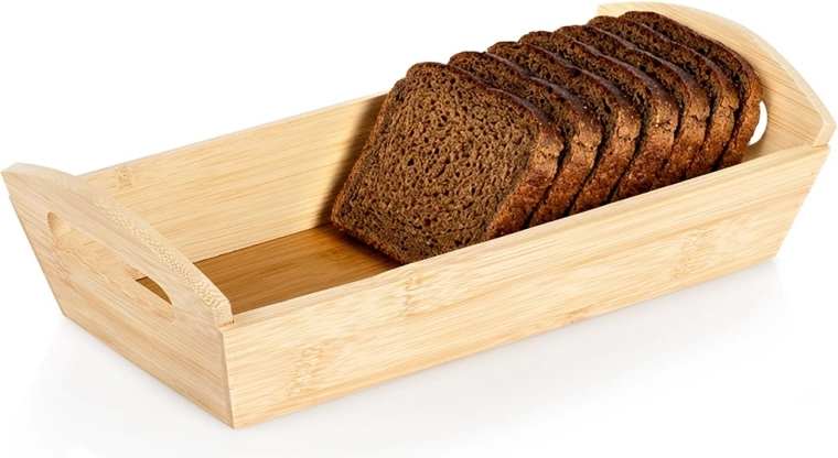Bambusowy koszyk na pieczywo 29 × 14 × 7,5 cm