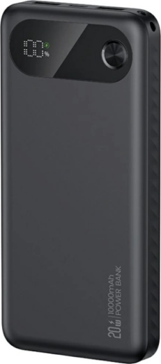Powerbank USAMS PB80 10000 mAh, 20W PD, 2×USB‑A + USB‑C, czarny