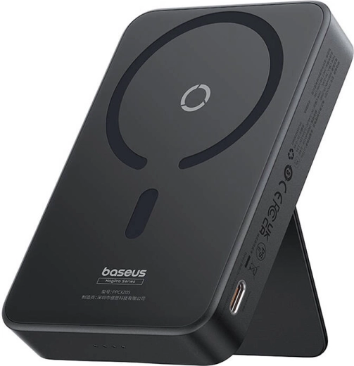 Baseus MagPro Magnetic magnetyczny powerbank 5000 mAh 20 W MagSafe czarny