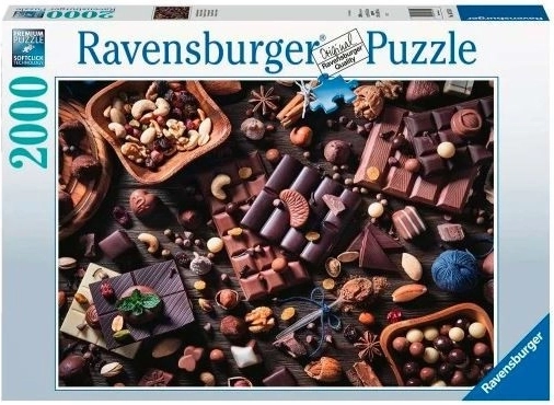 Puzzle 2000 elementów RAVENSBURGER – czekoladowy raj
