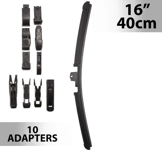 Wycieraczka Carguard 40 cm z 10 adapterami