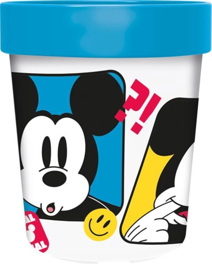 Plastowy kubek MICKEY z antypoślizgowym dnem 260 ml