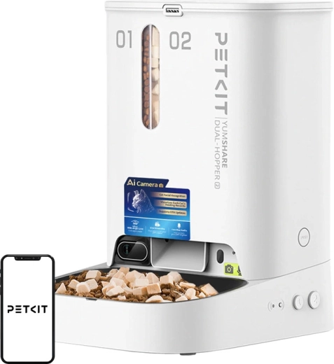Automatyczny dozownik karmy z kamerą PETKIT YumShare Dual Hopper 2