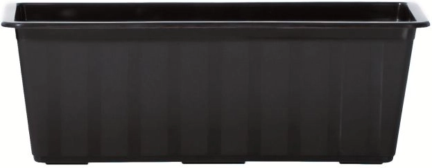 Plastowa donica balkonowa 40 cm antracyt