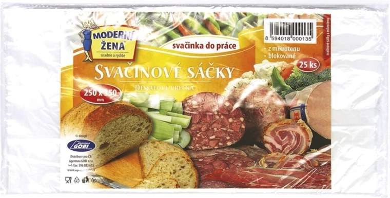 Torebki śniadaniowe 25 × 35 cm, 25 szt.
