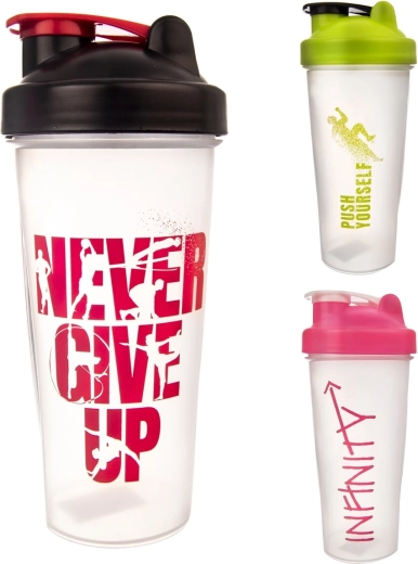 Plastikowy shaker 700 ml – mix kolorów