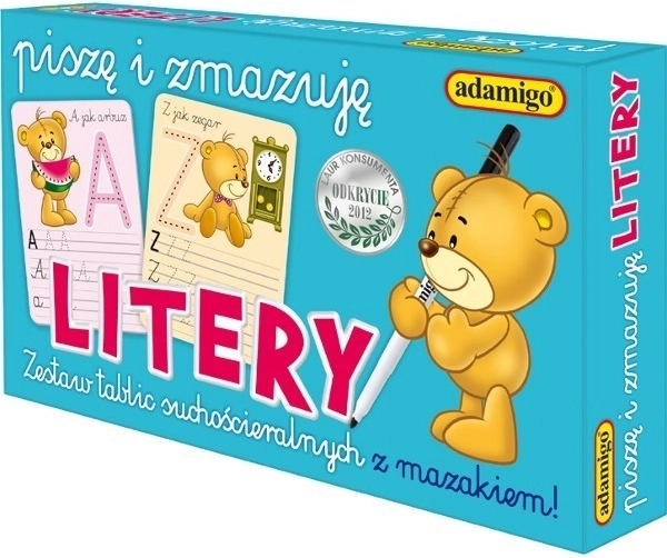 Zestaw tablic Piszę i ścieram – litery