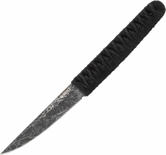 CRKT Obake Black – codzienny nóż z rączką z płaszczki i pochwą Zytel