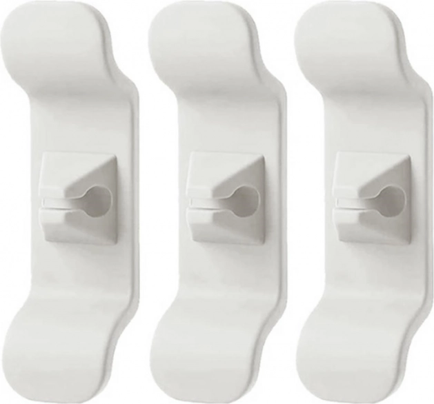 Ag874a uchwyt organizera kabli biały