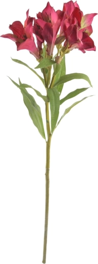 Sztuczna czerwona lilia 63 cm