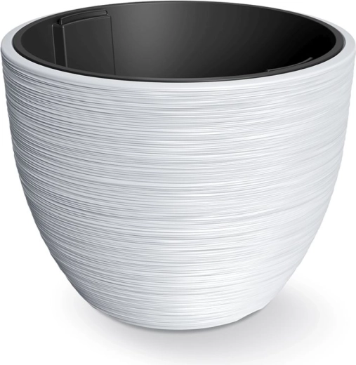Donica z wkładem Furu 56,9 cm biała