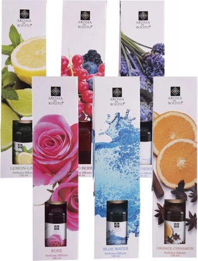 Szklany dyfuzor zapachowy 100 ml (mix 6 wariantów)