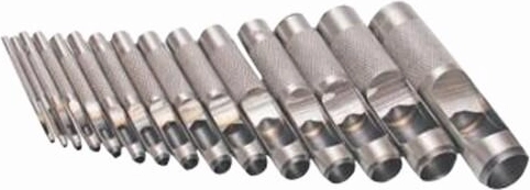 Zestaw wycinaków rurowych 2–22 mm, 15 sztuk