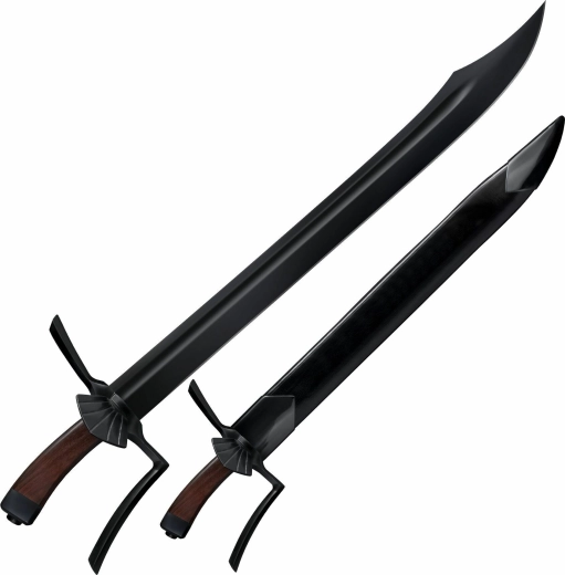Replika miecza Cold Steel MAA Messer z skórzanym pochwą