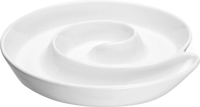 Regular porcelanowa miseczka do serwowania „ślimak” 20 cm kremowa