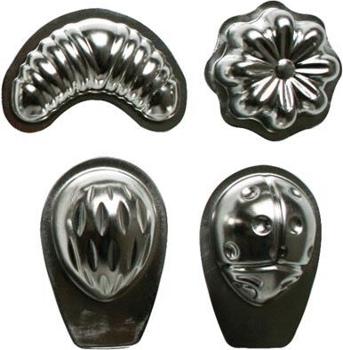 Zestaw świątecznych foremek do ciastek, 20 szt., blacha ocynowana