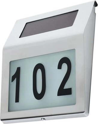 Solarne oświetlenie LED numeru domu MACLEAN ENERGY MCE172
