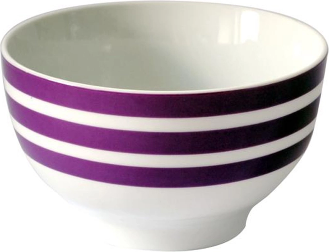 Ceramiczna miska TORO 500 ml kropki/paski