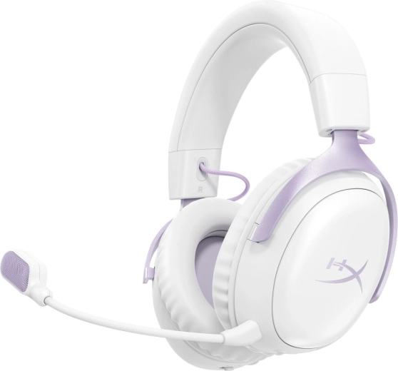 HyperX Cloud III S bezprzewodowy gamingowy headset lawendowy