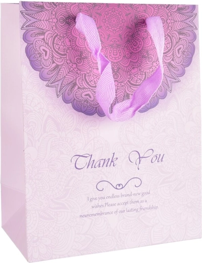 Papierowa torba prezentowa Thank You 16 × 10 × 32 cm