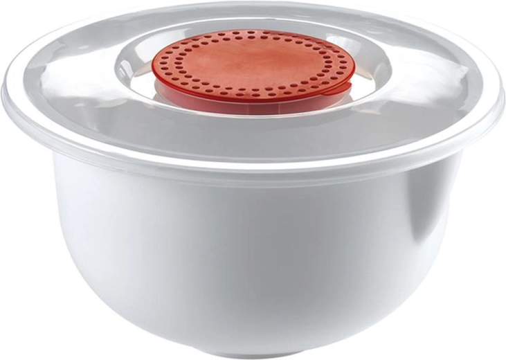 Misa do wyrabiania z antypoślizgową pokrywką, plastik 24 × 13,5 cm