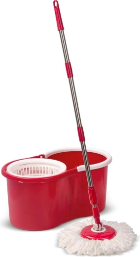 Lamart Clean mop obrotowy z wiadrem z wyciskaczem 12 l
