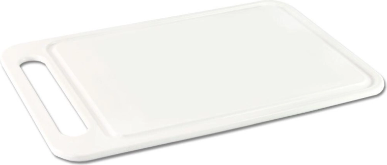 Deska do serwowania i krojenia z plastiku 35 × 23 cm, biała