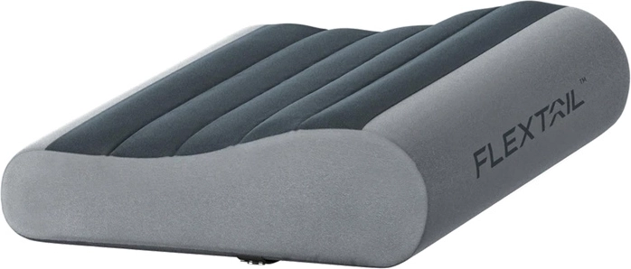 Flextail Zero Pillow szara dmuchana poduszka podróżna