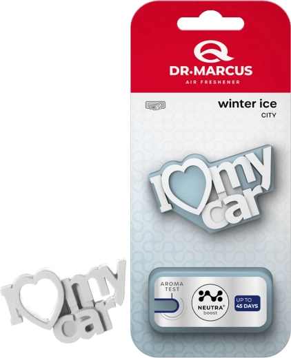 Dr. Marcus City I Love My Car Winter Ice odświeżacz powietrza do samochodu