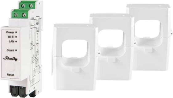 Dwufazowy licznik energii Shelly Pro