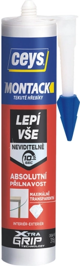 Przezroczysty klej montażowy 300 ml MONTACK CEYS