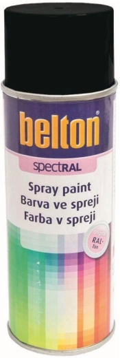 Farba w sprayu BELTON RAL 9005 czarna półpołysk 400 ml