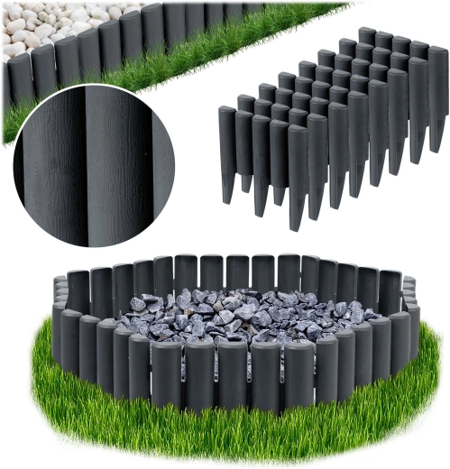 Obrzeże ogrodowe Plonos 2,2 m, szare