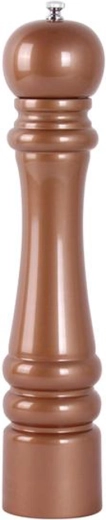 Drewniany młynek do soli i pieprzu 35 cm miedziany