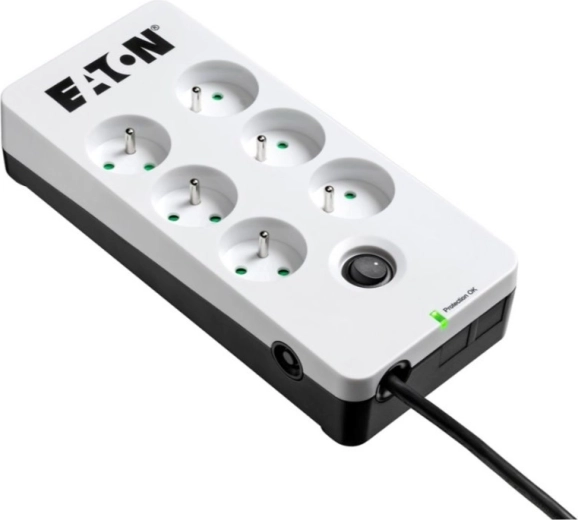 Listwa przeciwprzepięciowa Eaton Protection Strip – listwa zasilająca 6× FR
