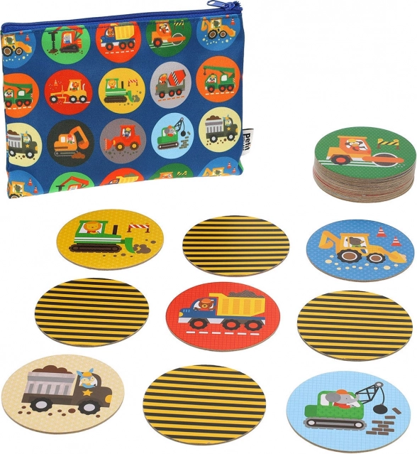 Petit Collage Memorki Maszyny Budowlane