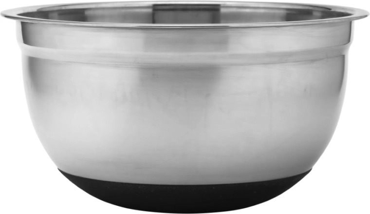 Altom Design nierdzewna miska kuchenna z antypoślizgową silikonową podstawą 24 cm