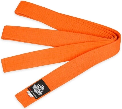 Pomarańczowy pas do kimona DBX Bushido OBI – 240 cm